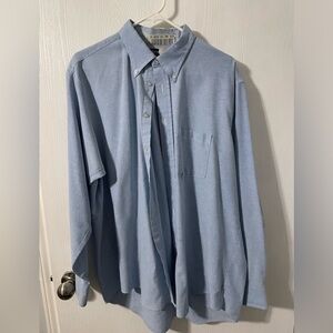 Mens button down shirts, long sleeve, work shirts, Three (3) long sleeve shirts
